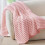 Rosa teppe til sofa 122 x 182 cm 300 g/m² fluffy 2