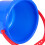 Plastic beach sand bucket with handle 1 piece 8