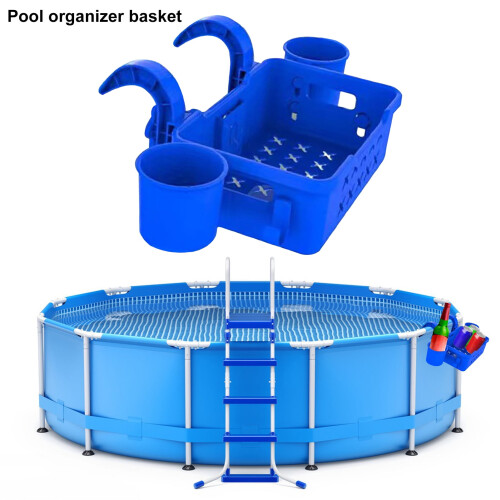 Panier de rangement pour piscines enterrées, 31 x 21 x 11 cm 1