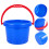 Plastic beach sand bucket with handle 1 piece 2