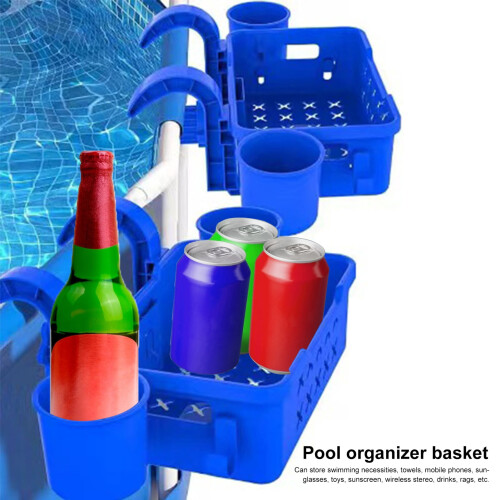 Panier de rangement pour piscines enterrées, 31 x 21 x 11 cm 2