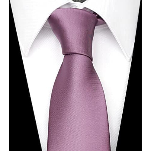 Extra Long Solid Tie for Men Big and Tall, 63 or 70 inch XL Plain Ties 2
