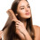 Pente de cabelo de dentes largos em sândalo natural 2