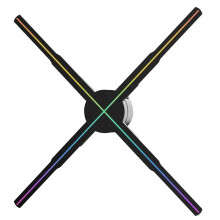 WiFi 3D Holographic Projector 678LED 56cm APP Control Holographic Player for ImageVideo Store Advertising Display USPlug
