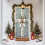 Capa de Natal para Porta 70x35 Polegadas para Uso Interno e Externo 4