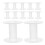 15pcs White Plastic Empty Spools for Small Ribbon Thread String Bobbin Embroidery Yarn Cord Wire Rope Chain Roll Crafts Sewing 5