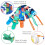 LNKOO Pacifier Clips Monster Animal Car 3-Pack 2