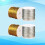 Μεταλλικό σχοινί 4Rolls για χειροτεχνίες DIY, στολίδια γάμου, συσκευασία δώρων, 3