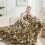 Leopard Throw Blanket 50 inch 480 GSM Plush Double-Sided 5