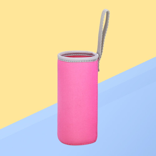 Isolerad vattenflaskhylsa 550ml rosröd 1