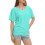 Γυναικεία Casual T-shirts με V λαιμόκοψη, κοντομάνικα, χαλαρή εφαρμογή, καλοκαιρινά, 5