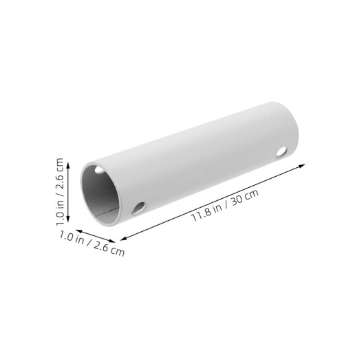Vas mennyezeti ventilátor rúd 30cm fehér 1