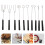 Candy Dipping Spoon Stainless Steel Black 10 pcs 6