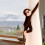 Hanging Monkey Plush Toy Brown Quilted Cotton 28In 5