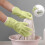 Dishwashing Gloves Long Cuff Velvet Lining Thick Wetproof 4