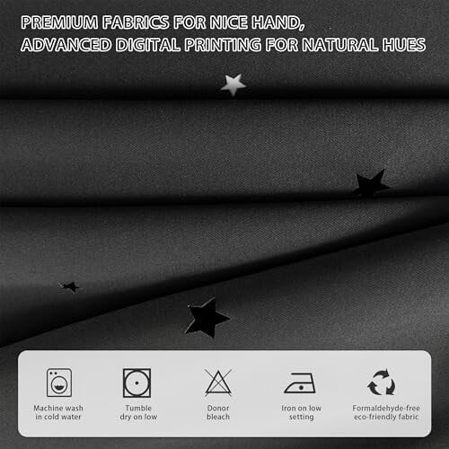 Κουρτίνες Blackout Star για Παιδικό Υπνοδωμάτιο, 2 Πάνελ 2