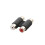 Conector RCA fêmea-fêmea para áudio e vídeo 5