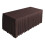 Jupe de table rectangulaire unie en polyester, 120 x 407,5 cm 2