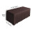 Jupe de table rectangulaire unie en polyester, 120 x 407,5 cm 3