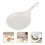 Plato de servir de melamina con asa, blanco 3