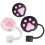 2-Pack Silicone Straw Covers Black Protector Caps Leakproof Reusable Drink Straw Accessories 3