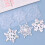 Moule flocon de neige en silicone blanc pour décoration DIY 5