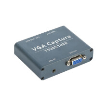 VGA Naar USB-Opname 1080P Audio- en Video-Opname VGA-Ingang en USB-Uitgang Compatibel met Android-, Windows- en Linux-Systemen
