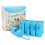 Sacs compostables bleus à fleurs 80 L étanches, 12 ou 16 rouleaux 2
