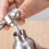 Cylinder Shaped Manual Spice Grinder 1Pack 1.9x8.3in Silver 6