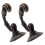 Worgeous2pcs Vintage Γάντζος Παλτού από Κράμα Ψευδαργύρου για Αποθήκευση σε Είσοδο ή 6