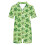 Damen-Pyjama-Set zum St. Patrick's Day mit Kleeblattmuster, 8