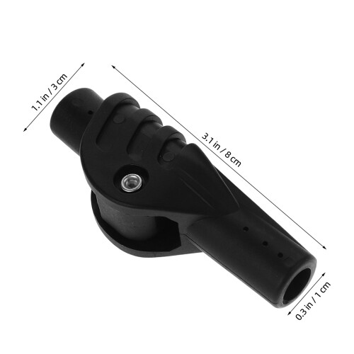 Black Plastic Tent Joints for Outdoor Adventure 4Pcs 1