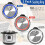 Silikonforseglingsring til Instant Pot, 5/6 liter, 3-pakning 3