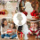 Jultomtebyst Vit Resin Juldekoration 5