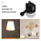 Douille de rechange KALLORY pour lampe de table (4 pièces) 3