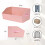 Trapezoid Fabric Storage Bins with Handles, 4-Pack 2