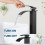 Matte Black Vessel Sink Faucet Single-Handle One-Hole 3
