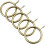 40-pak hvide metalgardinringe 37 mm OD 3