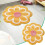Alfombra de baño Daisy antideslizante de microfibra. 2