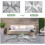 Outdoor rug waterproof 4 ft x 6 ft reversible grey white 2