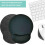 Tappetino ergonomico per mouse con supporto per il polso in memory foam (2 pezzi) 4