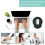 Tappetino ergonomico per mouse con supporto per il polso in memory foam (2 pezzi) 5