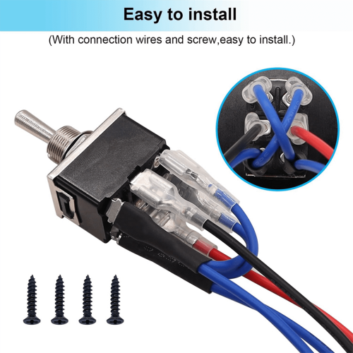 Momentary Rocker Toggle Switch6-Pin DPDT3-Position 2