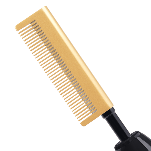 Keramischer Presskamm Schwarz Gold 450F 2