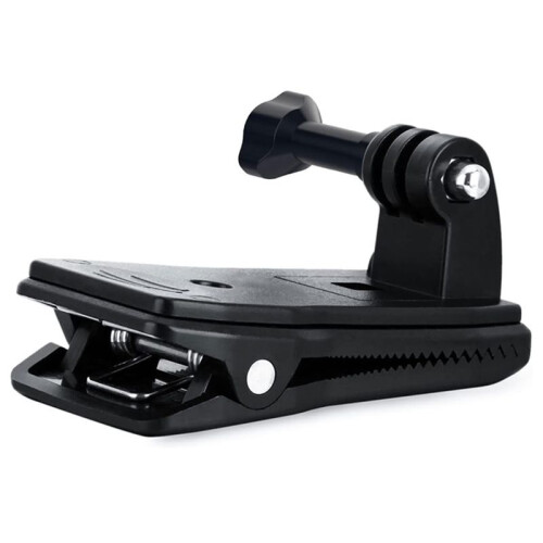 Caméra de Sport à Action Rotative à 360 avec Clip Rapide pour Sac à Dos, Support de Fixation pour Sangle