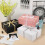 Extra stor blå presentask med lock 43x33x14 cm 5