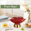 Fruitstandaard decoratieve groentehouder rood 3