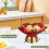 Fruitstandaard decoratieve groentehouder rood 5