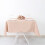 BalsaCircle10Pieces54" x54" Nude Square Polyester Tablecloths Table Cover Linens 5
