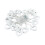 White LED Wooden Heart String Lights 40 Bulbs 6m 2